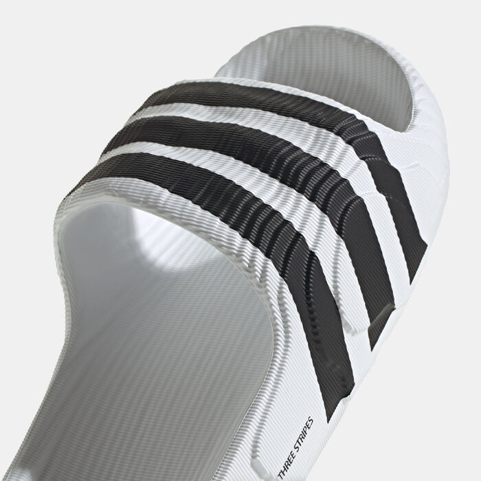 adidas Originals Men's Adilette 22 Slides White adidas Originals Men's Adilette 22 Slides White image number 4