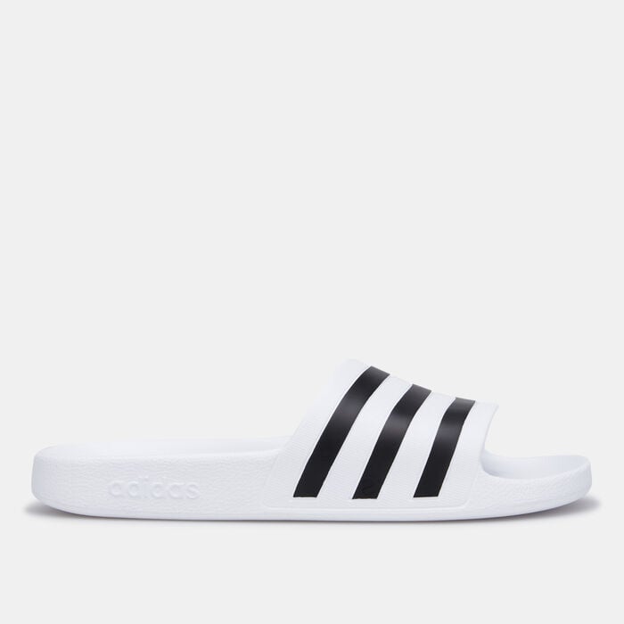 adidas Adilette Aqua Slides White adidas Adilette Aqua Slides White image number 1