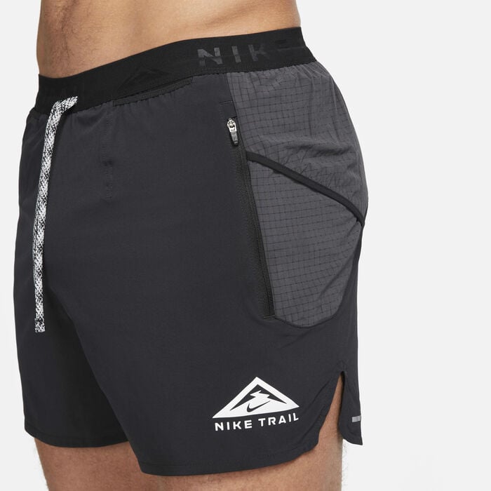 Nike Men's Second Sunrise Dri-FIT Trail Running Shorts Black Nike Men's Second Sunrise Dri-FIT Trail Running Shorts Black image number 5