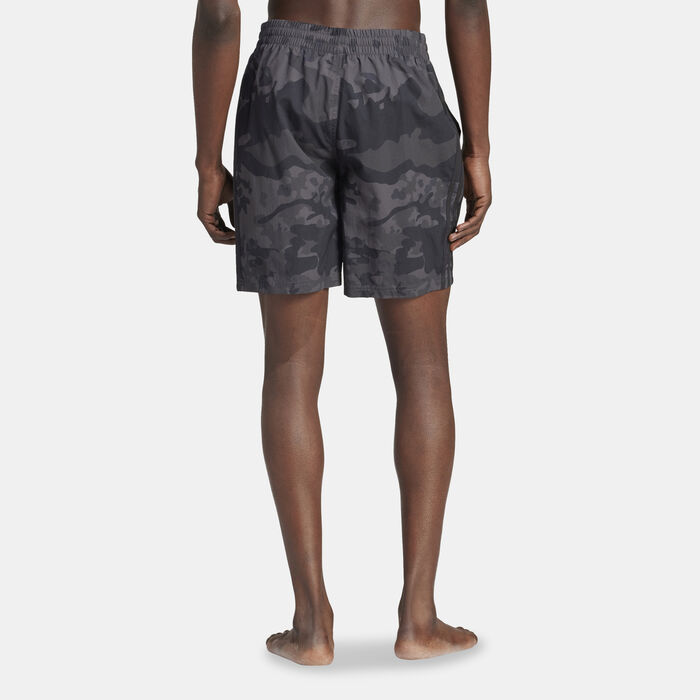 adidas Men's Camo Printed Swimming Shorts Multi-Color adidas Men's Camo Printed Swimming Shorts Multi-Color image number 1