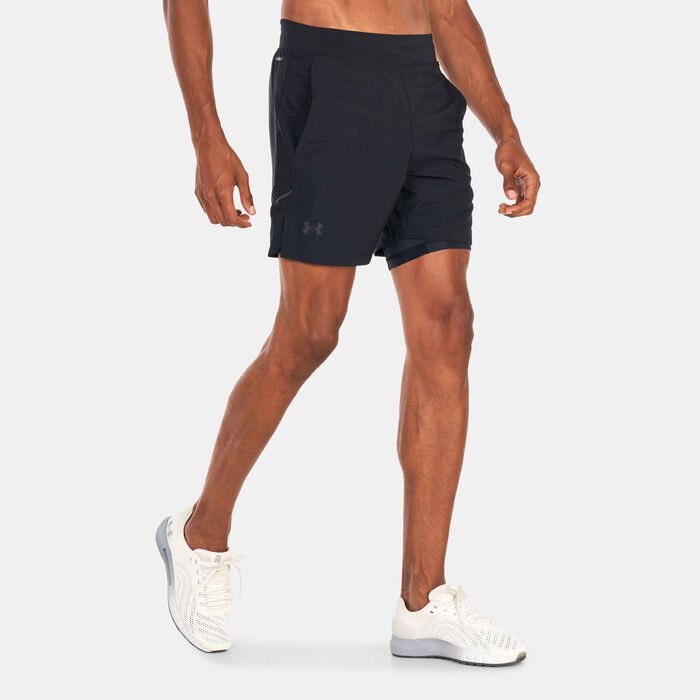 Under Armour Men's UA Launch Elite 2-in-1 Running Shorts (7 inches) Black Under Armour Men's UA Launch Elite 2-in-1 Running Shorts (7 inches) Black image number 0