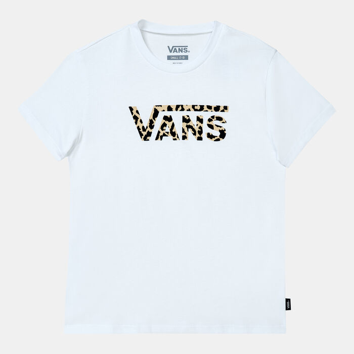 Vans Kids' Flying V Crew T-Shirt White Vans Kids' Flying V Crew T-Shirt White image number 0
