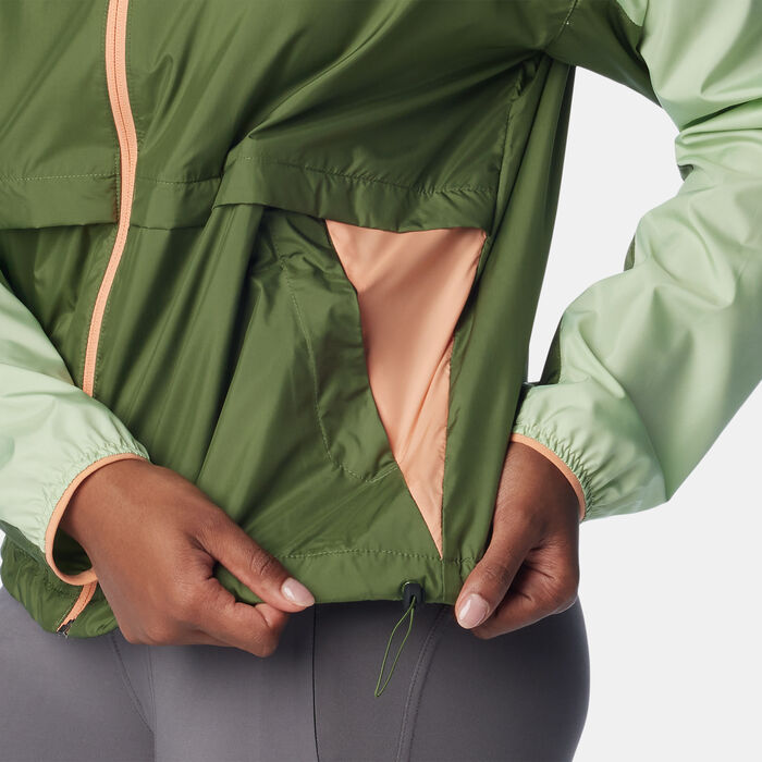 Columbia Women's Alpine Chill™ Windbreaker Jacket Green image number 4