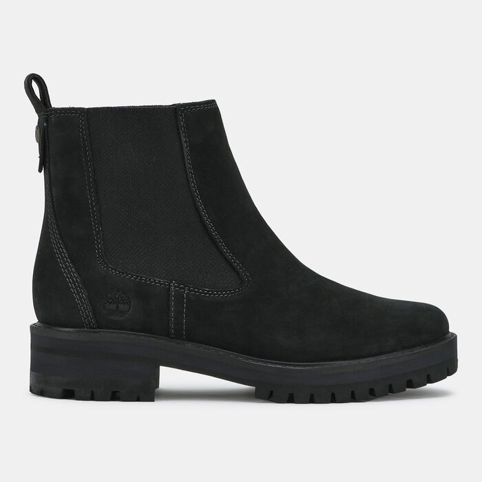 courmayeur chelsea boot for women in black