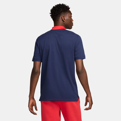Nike Men's Paris Saint-Germain Dri-FIT Polo Shirt Blue