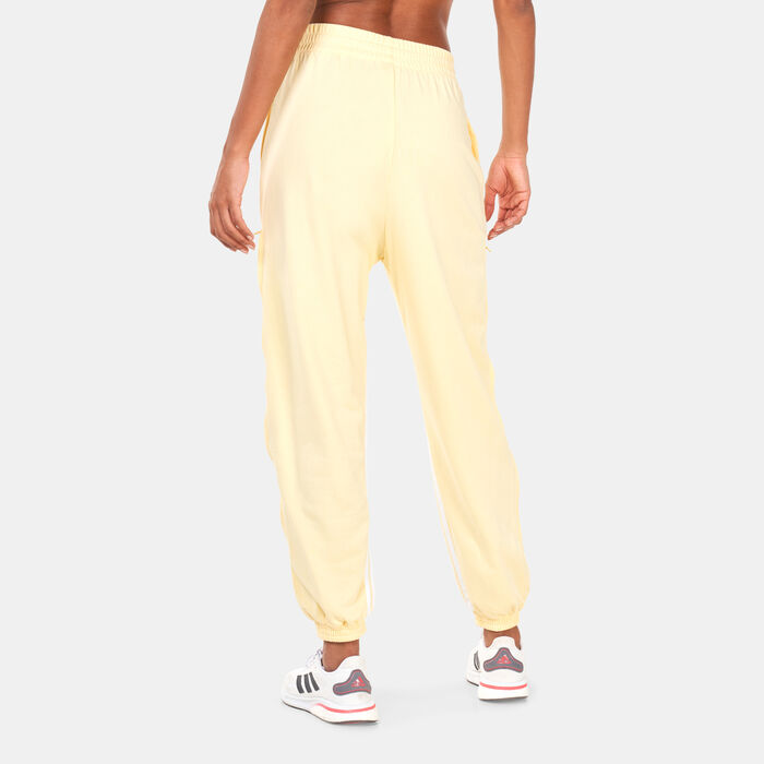 adidas Women's Hyperglam 3-Stripes Joggers yellow adidas Women's Hyperglam 3-Stripes Joggers yellow image number 1