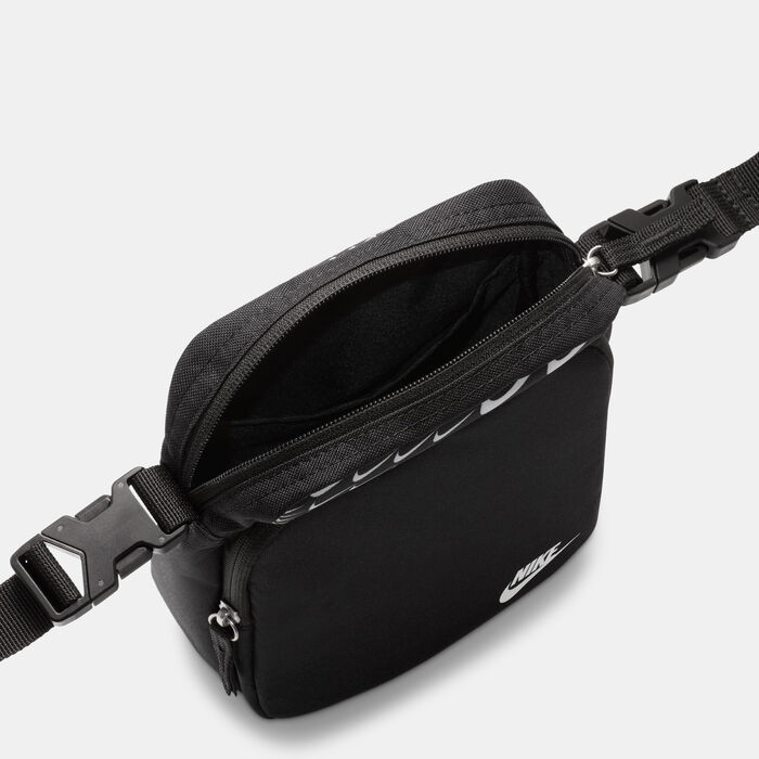 Nike Heritage Crossbody Bag Black Nike Heritage Crossbody Bag Black image number 3