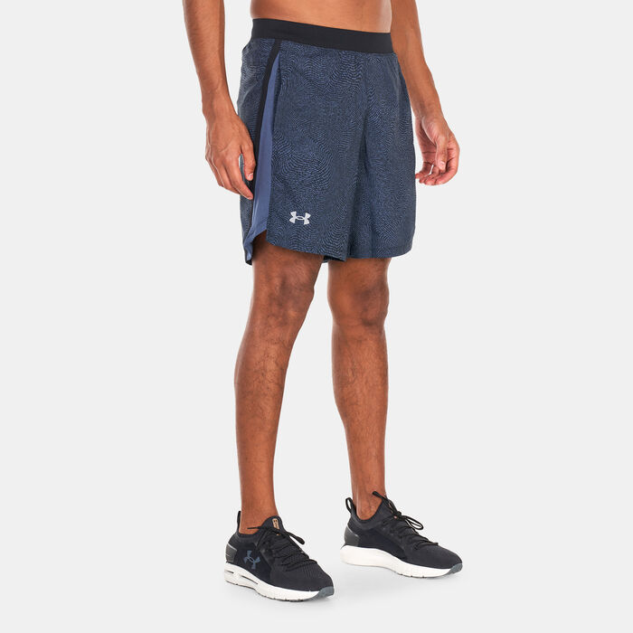 Under Armour Men's UA Launch 7-inch Printed Shorts Grey Under Armour Men's UA Launch 7-inch Printed Shorts Grey image number 0