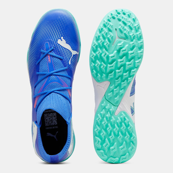PUMA Men's FUTURE 7 MATCH Turf Ground Football Shoes White PUMA Men's FUTURE 7 MATCH Turf Ground Football Shoes White image number 3
