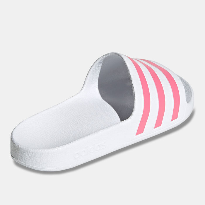 adidas Women's Adilette Aqua Slides Red adidas Women's Adilette Aqua Slides Red image number 2
