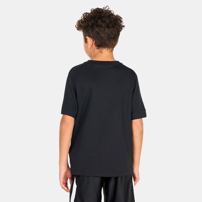 Nike Kids' Dri-FIT Graphic T-Shirt Black Nike Kids' Dri-FIT Graphic T-Shirt Black image number 1