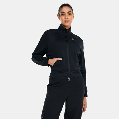 Nike Women's Court Dri-FIT Heritage Full Zip Jacket Black