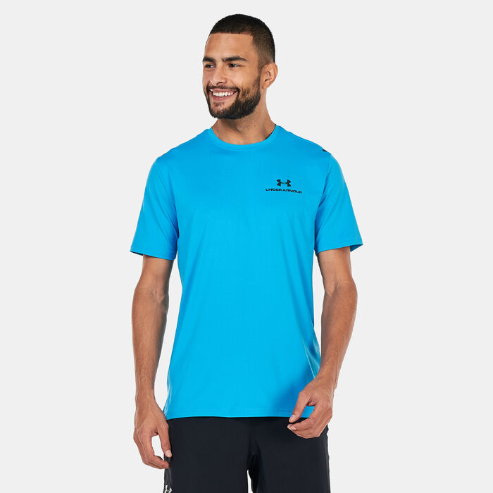 Under Armour Men's UA RUSH™ Energy T-Shirt Blue Under Armour Men's UA RUSH™ Energy T-Shirt Blue image number 0