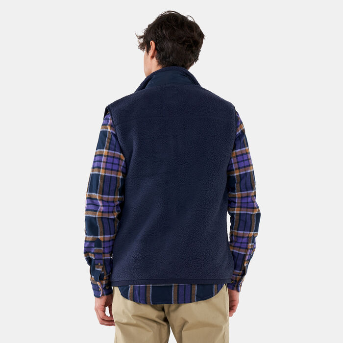 Timberland Men's Sherpa Fleece Vest Blue Timberland Men's Sherpa Fleece Vest Blue image number 1