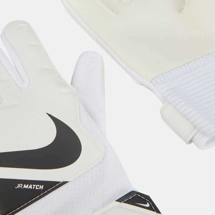 Nike Kids' Goalkeeper Match Football Gloves White image number 2
