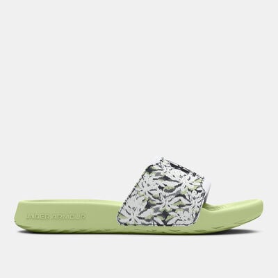 Under Armour Women's Ignite Select Graphic Slides Green Under Armour Women's Ignite Select Graphic Slides Green