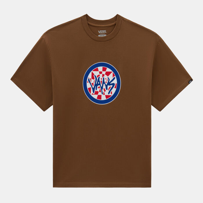 Vans Men's Checker Icon T-Shirt Brown Vans Men's Checker Icon T-Shirt Brown image number 0