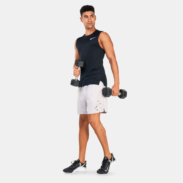 Nike Men's Dri-FIT Totality Knit 7-Inch Shorts Grey image number 2