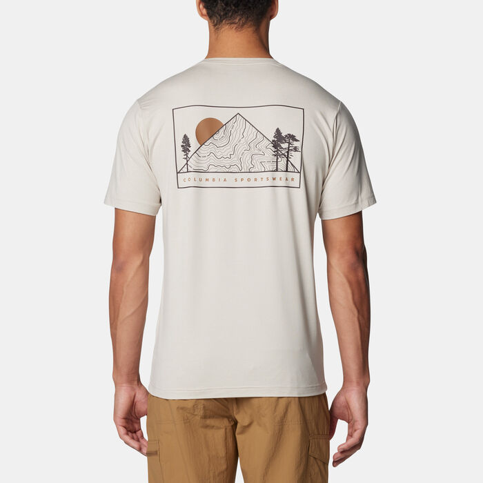 Columbia Men's Kwick Hike Graphic T-Shirt Beige Columbia Men's Kwick Hike Graphic T-Shirt Beige image number 1
