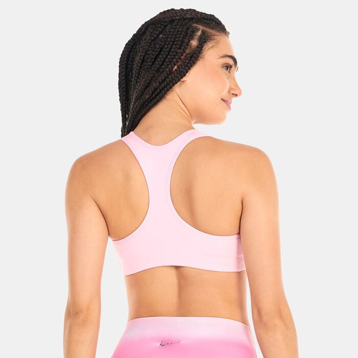 Nike Women's Dri-FIT Swoosh Sports Bra Pink Nike Women's Dri-FIT Swoosh Sports Bra Pink image number 1