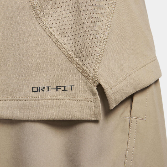 Nike Men's Dri-FIT Flex Rep Training Top Beige Nike Men's Dri-FIT Flex Rep Training Top Beige image number 5