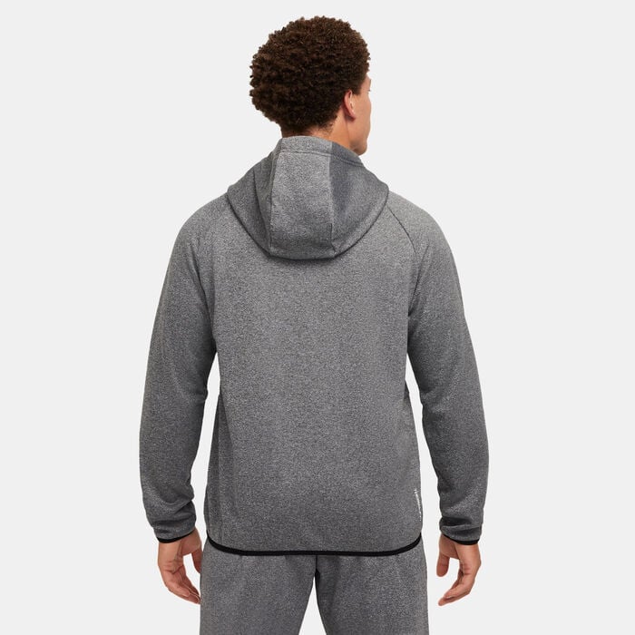 Nike Men's Therma-FIT Training Hoodie Grey Nike Men's Therma-FIT Training Hoodie Grey image number 1
