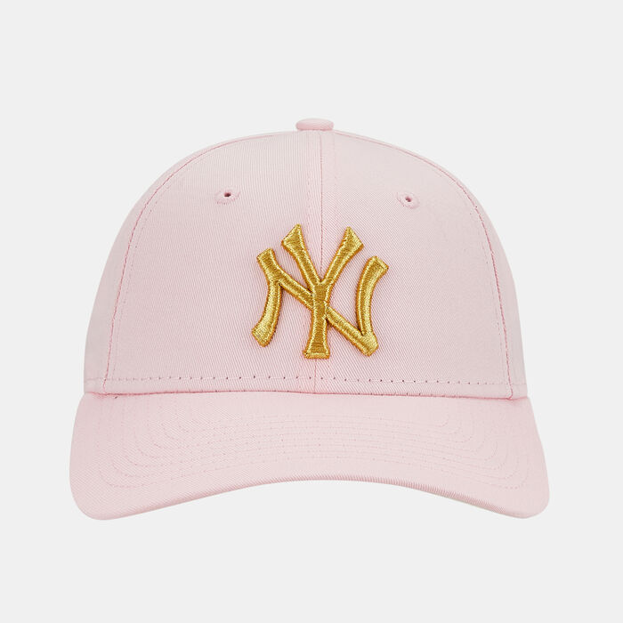 NEW ERA - Gorra rosa New York Yankees Metallic Logo 9Forty Mujer