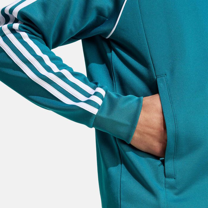 adidas Originals Men's Adicolor Classics SST Track Jacket Green image number 4