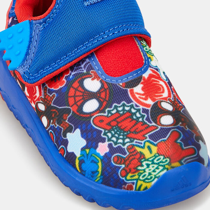 adidas Kids' Marvel Suru365 Superhero Adventures Slip-On Shoe Blue adidas Kids' Marvel Suru365 Superhero Adventures Slip-On Shoe Blue image number 4