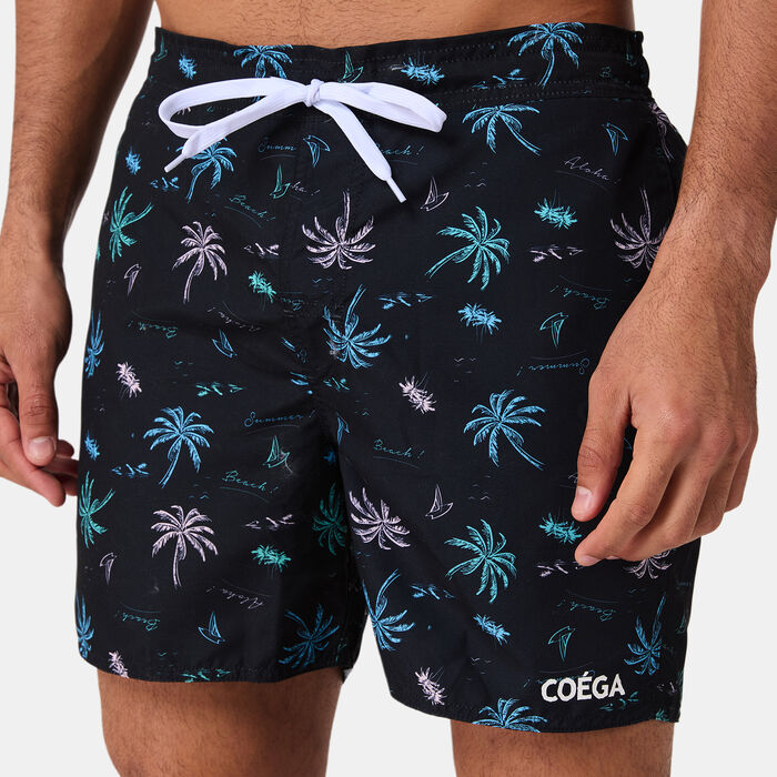 COEGA Men's Printed Swimming Shorts Black image number 3