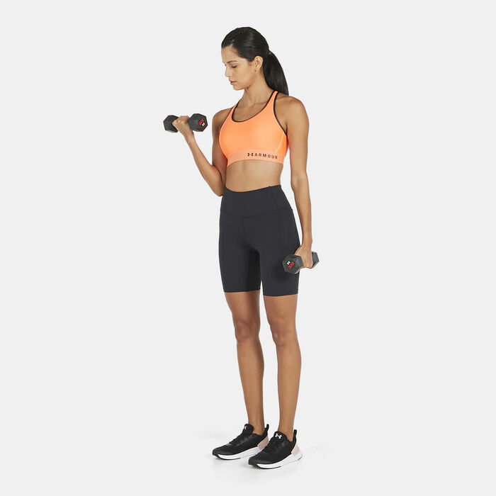 Under Armour Women's Meridian Bike Shorts Black Under Armour Women's Meridian Bike Shorts Black image number 2