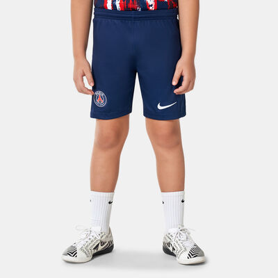 Nike Kids' Paris Saint-Germain Dri-FIT Stadium Home Football Shorts - 2024/25 (Older Kids) Blue