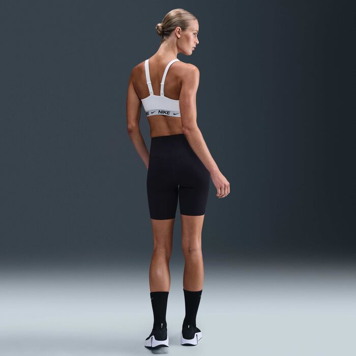 Nike Women's Indy Medium-Support Sports Bra White Nike Women's Indy Medium-Support Sports Bra White image number 4