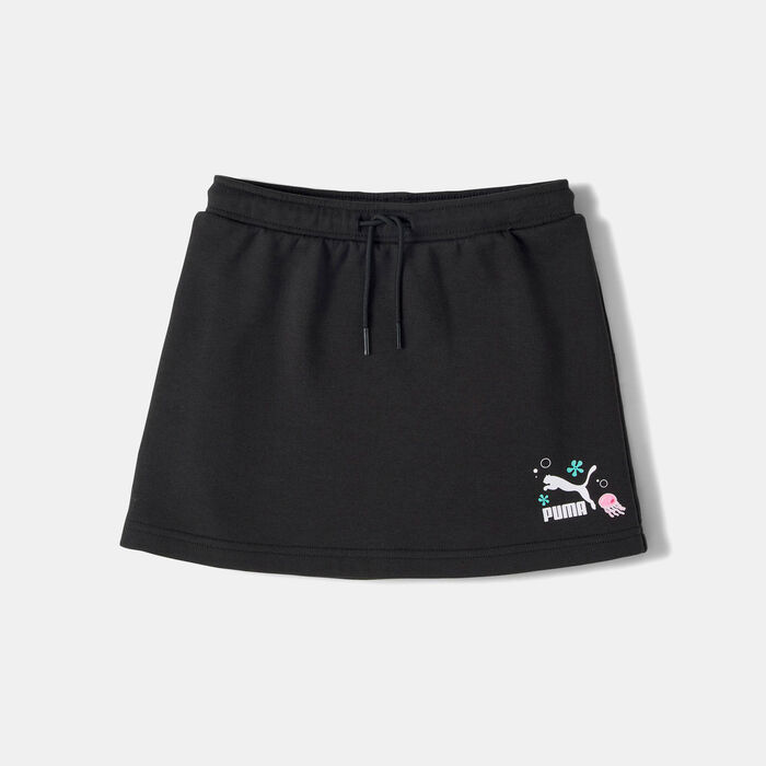 PUMA Kids' x SpongeBob Skirt Black PUMA Kids' x SpongeBob Skirt Black image number 0