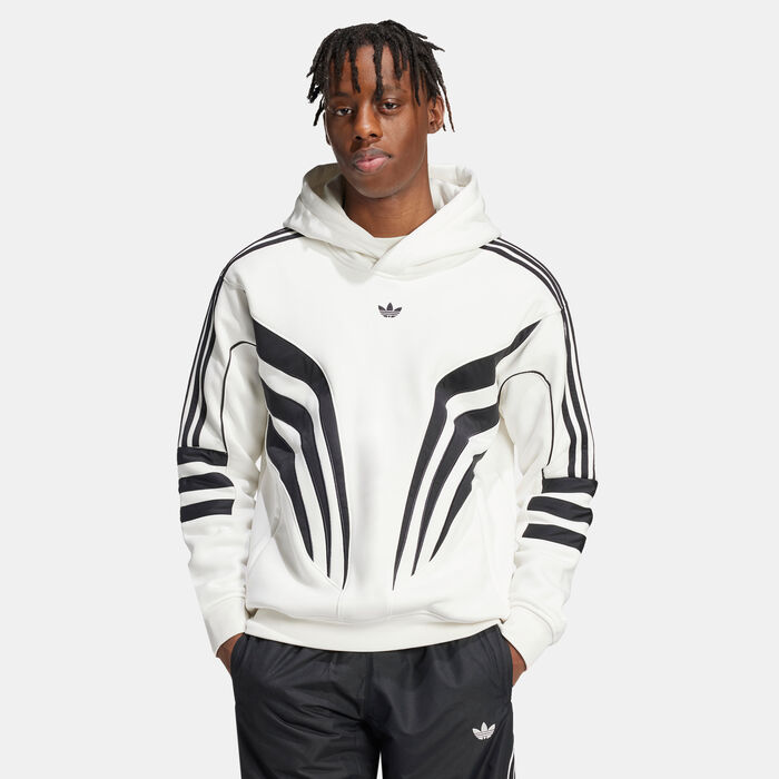 adidas Originals Men's Q3 Atlanta Hooded Sweatshirt White adidas Originals Men's Q3 Atlanta Hooded Sweatshirt White image number 0