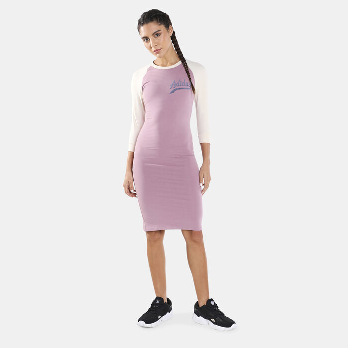 adidas Originals Women's Modern B-Ball Dress Pink adidas Originals Women's Modern B-Ball Dress Pink image number 2