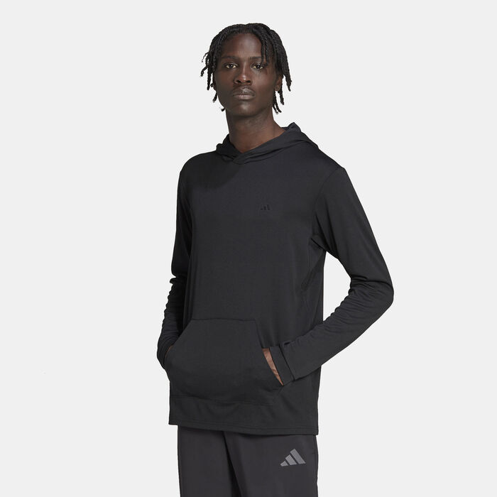 adidas Men's Train Essentials Made to be Remade Training Hoodie Black adidas Men's Train Essentials Made to be Remade Training Hoodie Black image number 0