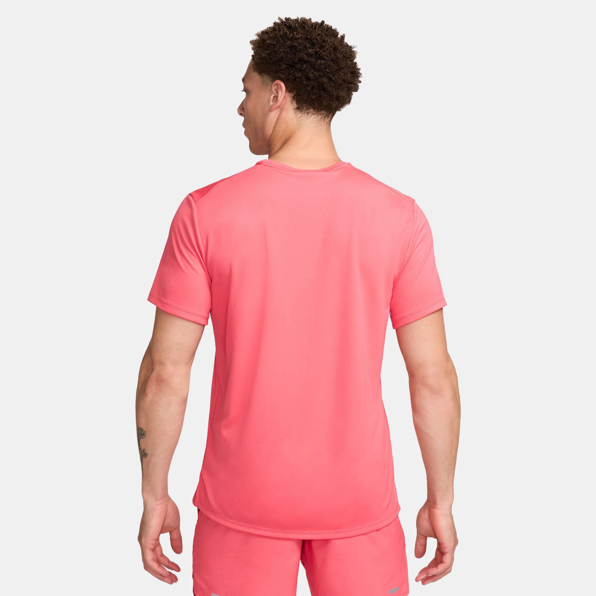 Men s Miler Dri FIT UV Running T Shirt Pink Nike in KSA SSS