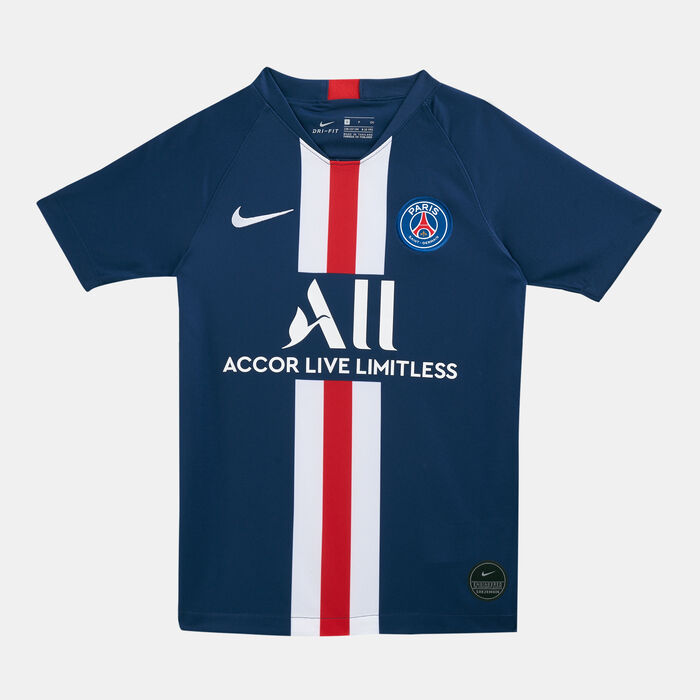 Kids' Paris Saint Germain Breathe Stadium Home T-Shirt (Older Kids) Kids' Paris Saint Germain Breathe Stadium Home T-Shirt (Older Kids) image number 0