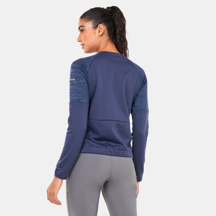 Columbia Women's Windgates™ Crew Sweatshirt Blue Columbia Women's Windgates™ Crew Sweatshirt Blue image number 1