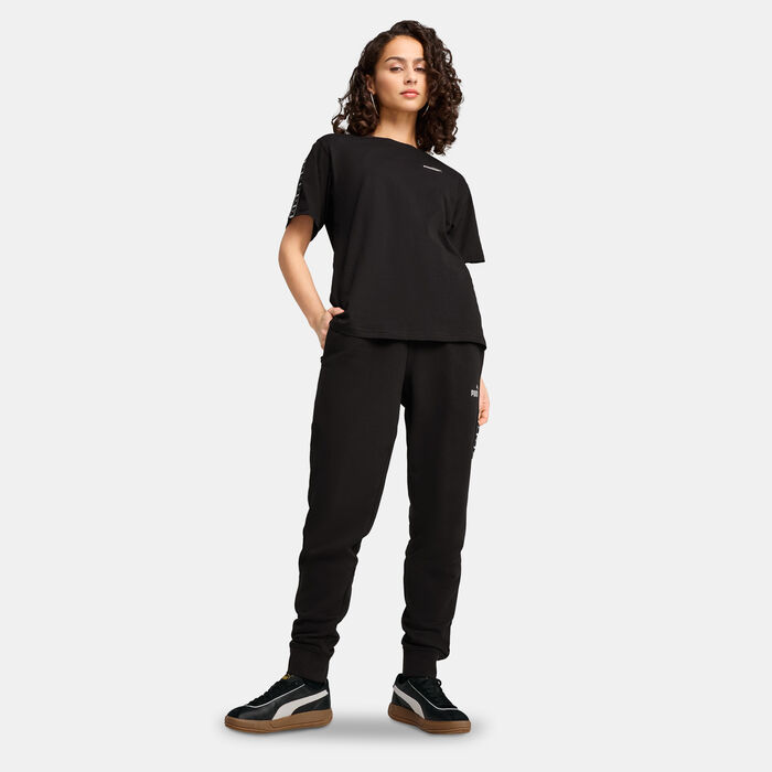 PUMA Women's Essentials Tape T-Shirt Black image number 2