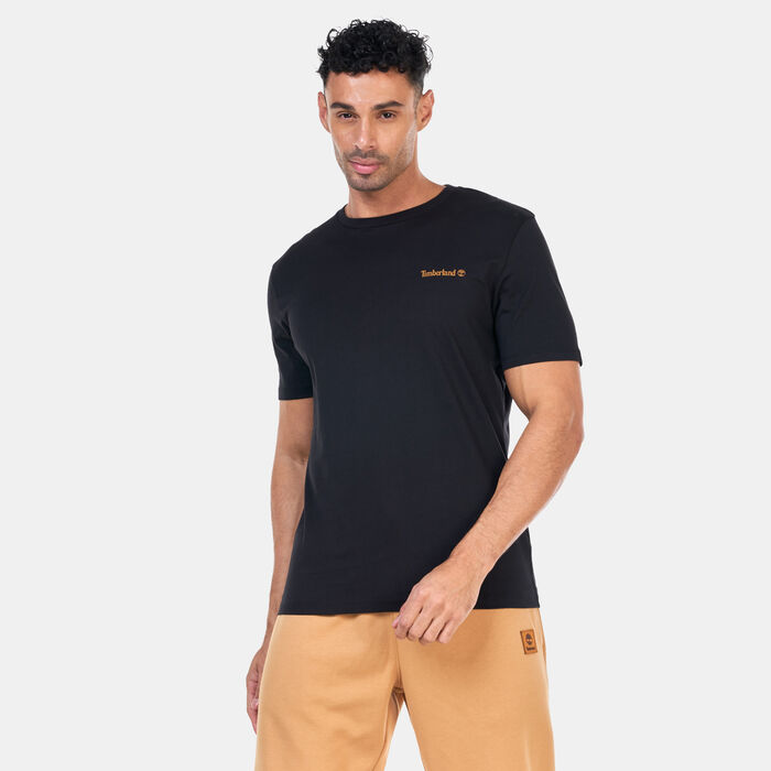 Timberland Men's Small Print Logo T-Shirt Black Timberland Men's Small Print Logo T-Shirt Black image number 0