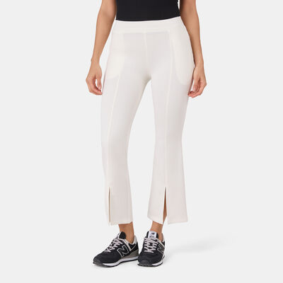 Sun and Sand Sports Women's Kick Flare Leggings White