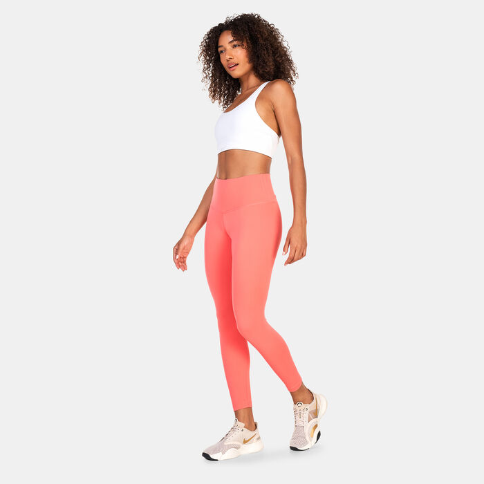 Nike Women's Yoga High-Waisted 7/8 Leggings Peach Nike Women's Yoga High-Waisted 7/8 Leggings Peach image number 2