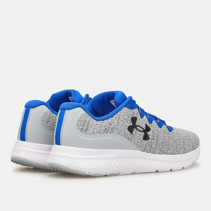 Under Armour Men's UA Charged Impulse 3 Knit Running Shoe Grey Under Armour Men's UA Charged Impulse 3 Knit Running Shoe Grey image number 3
