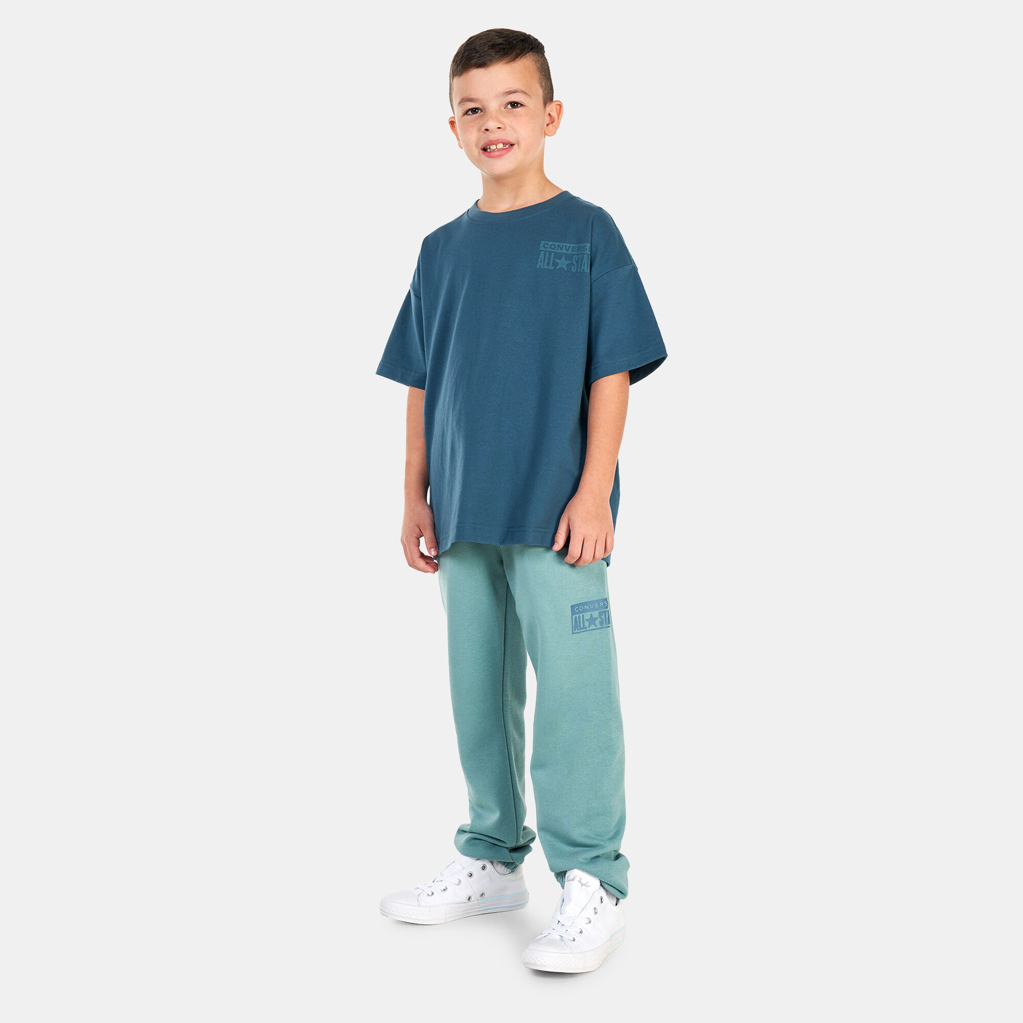 Kids All Star Graphic T Shirt Green Converse in KSA SSS