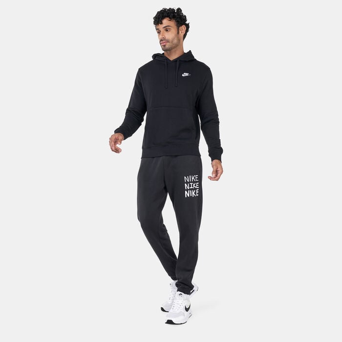 Nike Men's Sportswear Club Hoodie Black Nike Men's Sportswear Club Hoodie Black image number 2