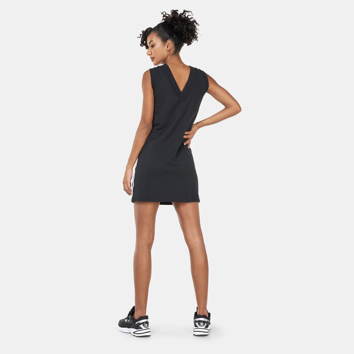adidas Originals Women's Adicolor Classics Vest Dress Black image number 1