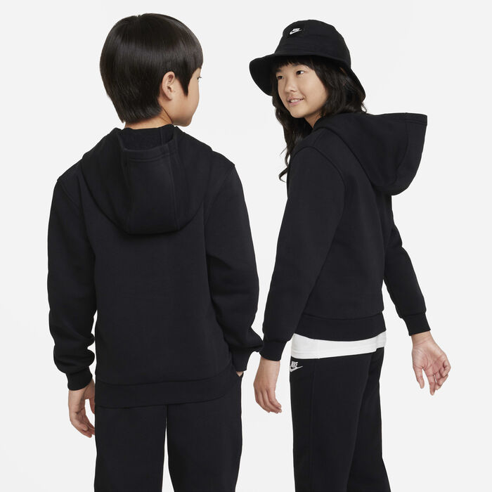 Nike Kids' Sportswear Club Fleece Hoodie Black image number 1