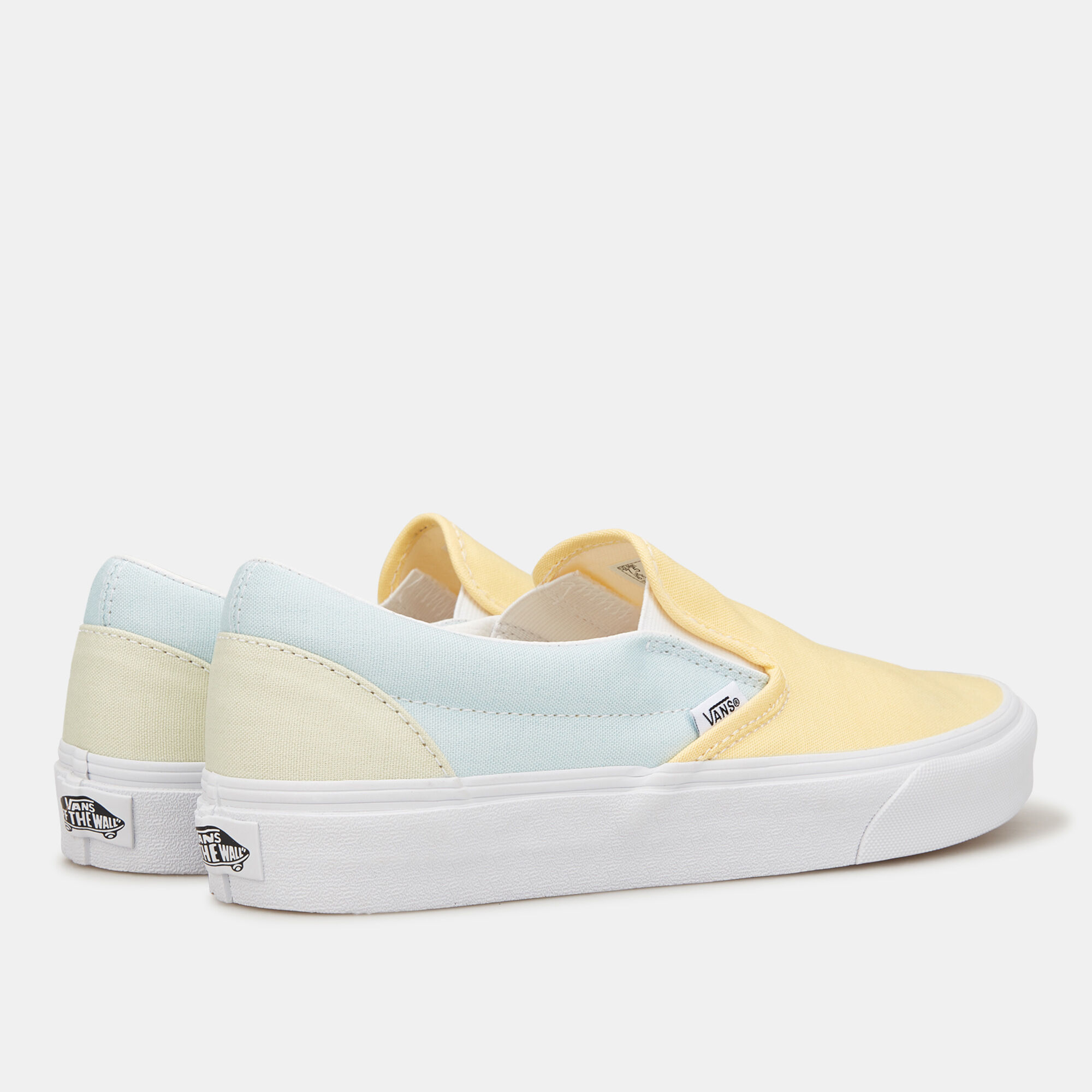Pastel vans store slip on